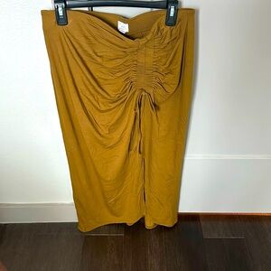 A new day medium long stretchy skirt with slit